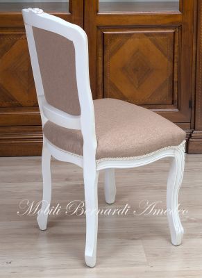 SE09 L Parisian Chair White Lacquered Upholstered Seat And Back 03